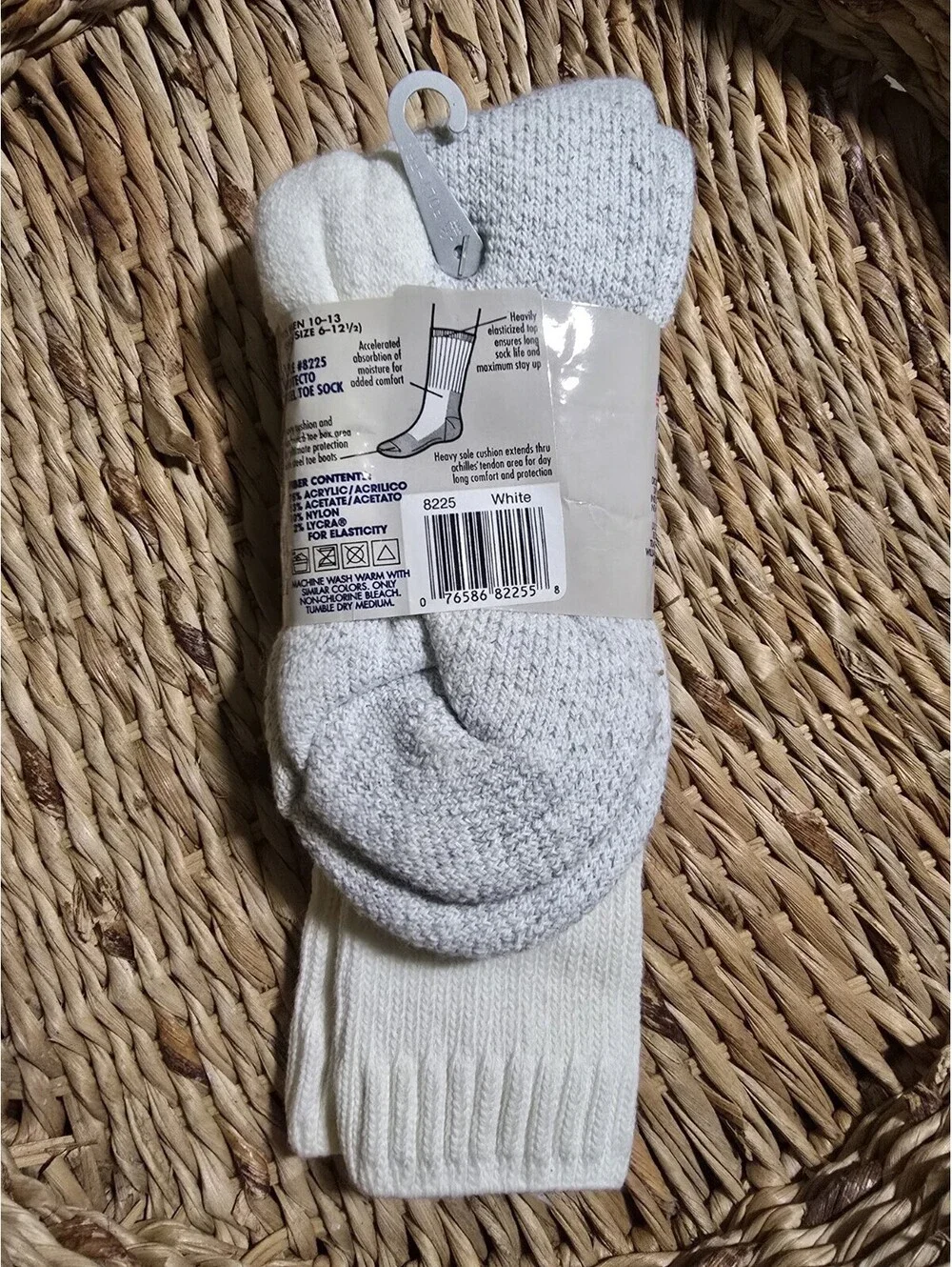 New Nip Dickies Superior Work Socks Protecto Steel Toe Protection